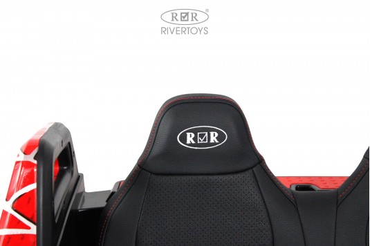 Детский электромобиль A707AA LUX NEW 4WD красный спайдер