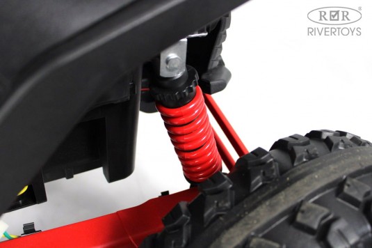 Детский электромобиль Z707ZZ черно-красный