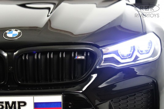 Детский электромобиль BMW M5 Competition (A555MP) черный глянец