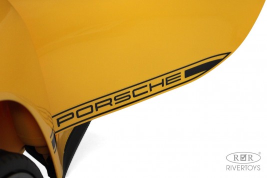 Детский электромобиль Porsche 911 GT3 (Y911YY) желтый Детский электромобиль Porsche 911 GT3 (Y911YY) желтый