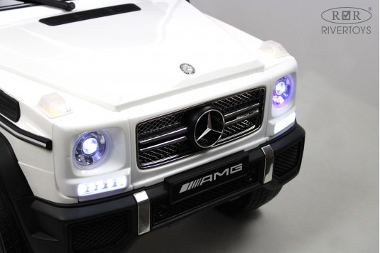 Детский электромобиль Мercedes-Benz AMG G65 белый