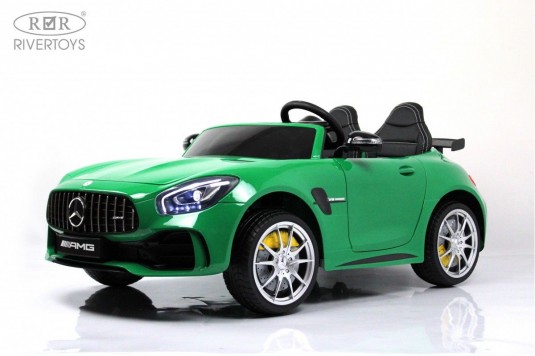 Детский электромобиль Mercedes-Benz GT-R (HL-289) зеленый глянец