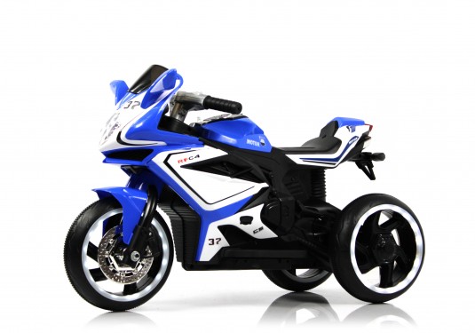 Детский электромотоцикл K222AM синий