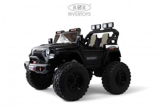 Детский электромобиль Jeep A222AA черный