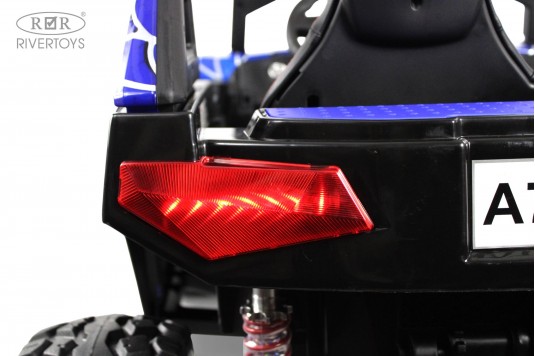 Детский электромобиль A707AA LUX NEW 4WD синий спайдер