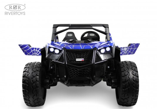 Детский электромобиль A707AA LUX NEW 4WD синий спайдер