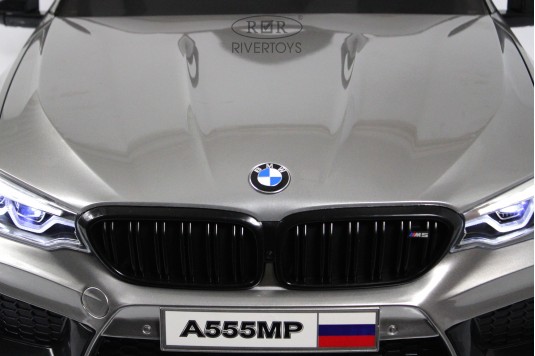 Детский электромобиль BMW M5 Competition (A555MP) серый глянец