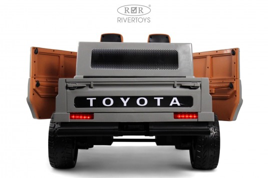 Детский электромобиль Pick-Up E555KX серый