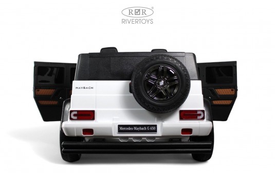 Детский электромобиль Mercedes-Maybach G650 Landaulet (M999MM) белый