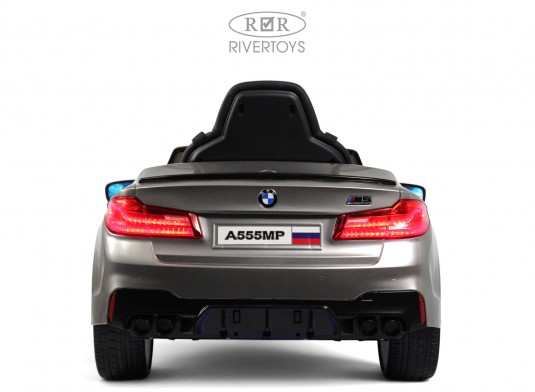 Детский электромобиль BMW M5 Competition (A555MP) серый глянец
