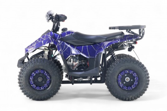 Детский квадроцикл LEON 49CC синий спайдер