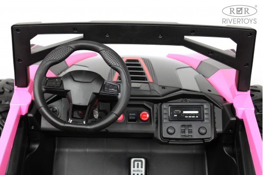 Детский электромобиль A999AA розовый