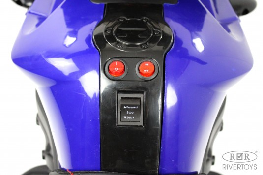 Детский электромотоцикл E222KX синий