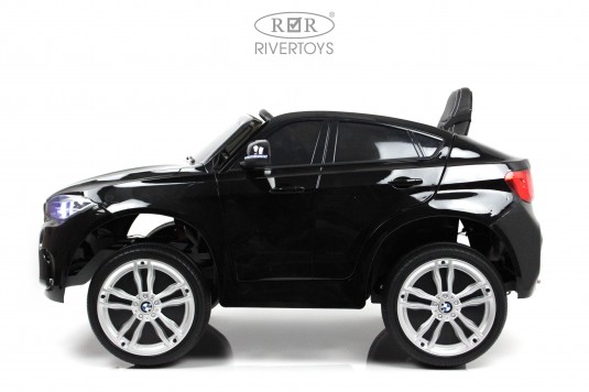 Детский электромобиль BMW X6M (JJ2199) черный глянец