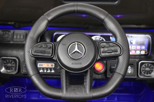 Детский электромобиль Mercedes-Benz G63 (K999KK) синий глянец