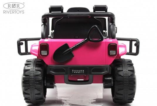 Детский электромобиль T222TT 4WD розовый
