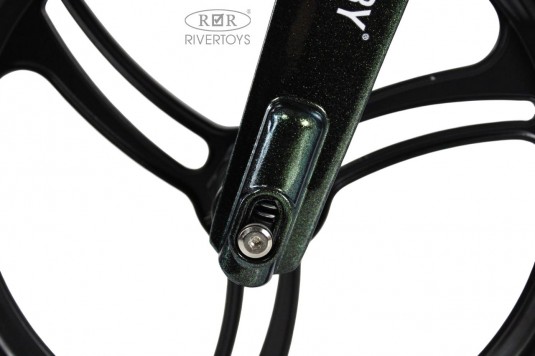 Детский беговел HB-555-14 темно-зеленый