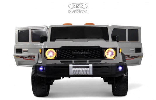 Детский электромобиль Pick-Up E555KX серый