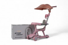 Детский cамокат-беговел HB-111-A розовый
