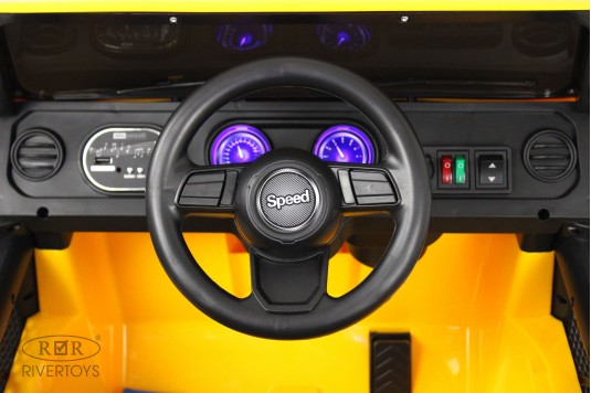 Детский электромобиль X004XX желтый