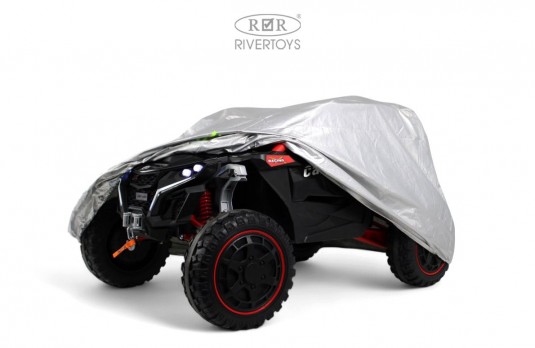 Детский электромобиль Z707ZZ черно-красный