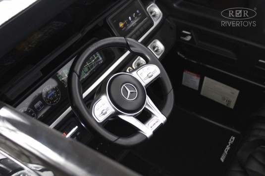 Детский электромобиль Mercedes Benz G63 Y777YY черный глянец