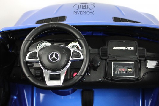 Детский электромобиль Mercedes-Benz GLS63 4WD (HL228) синий глянец