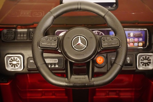 Детский электромобиль Mercedes-Benz G63 4WD (K999KK) вишневый глянец