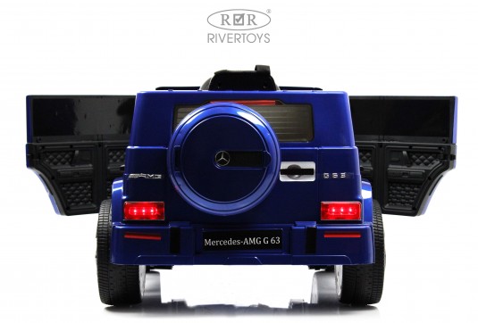 Детский электромобиль Mercedes-Benz G63 (O111OO) синий глянец