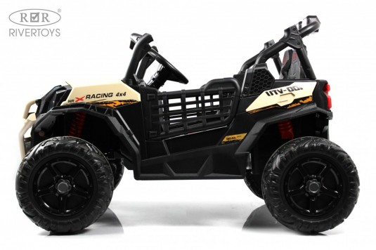 Детский электромобиль K777KK LUX 4WD кремовый