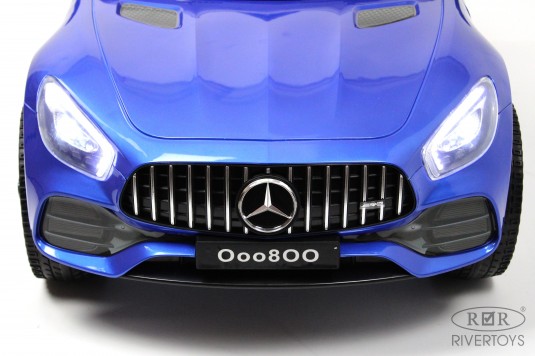 Детский электромобиль Mercedes-Benz GT (O008OO) синий глянец