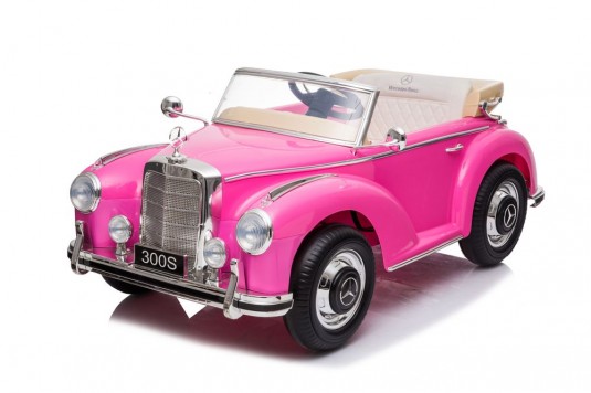 Детский электромобиль Mercedes-Benz 300S розовый