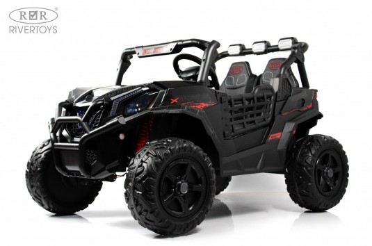 Детский электромобиль K777KK LUX 4WD черный