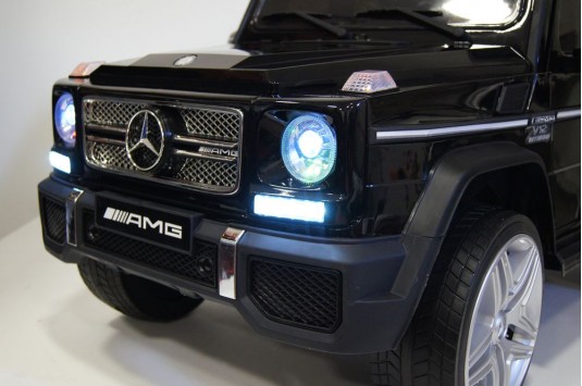 Детский электромобиль Мercedes-Benz AMG G65 черный глянец
