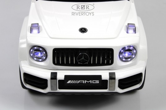Детский толокар Mercedes-Benz G63 (Z001ZZ-C) белый бриллиант