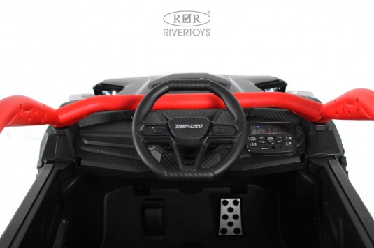 Детский электромобиль Z707ZZ черно-красный