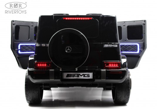 Детский электромобиль Mercedes-AMG G63 (G111GG) черный глянец