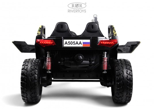Детский электромобиль A505AA-LUX зеленый камуфляж Детский электромобиль A505AA-LUX зеленый камуфляж