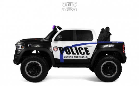 Детский электромобиль Dodge RAM 1500 TRX (O111OO) черный