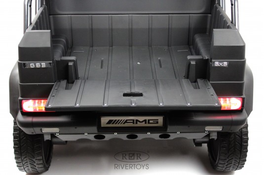 Детский электромобиль Мercedes-AMG G63 (X555XX) черный матовый