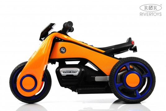 Детский электротрицикл K333PX оранжевый