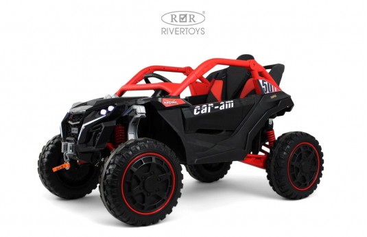 Детский электромобиль Z707ZZ черно-красный