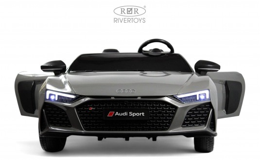 Детский электромобиль AUDI R8 (M333MM) серый