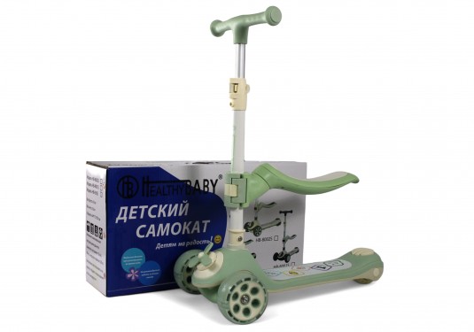Детский самокат HB-8001S зеленый