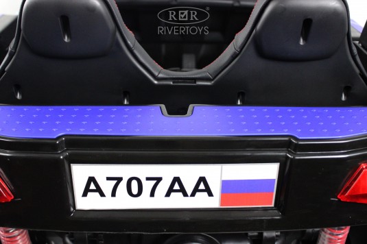 Детский электромобиль A707AA LUX NEW 4WD синий спайдер