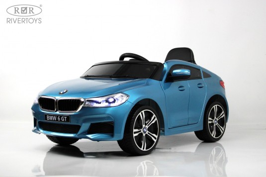 Детский электромобиль BMW6 GT (JJ2164) синий глянец