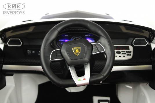 Детский электромобиль Lamborghini Urus (E777EE) белый