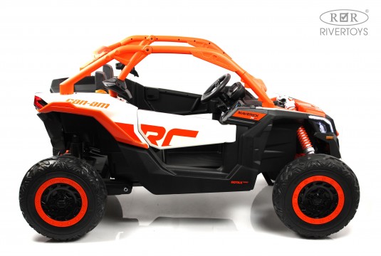 Детский электромобиль BRP Can-Am Maverick (Y111YY) оранжевый