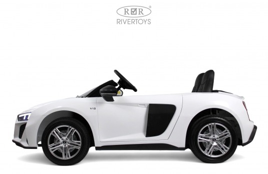 Детский электромобиль AUDI R8 (M333MM) белый