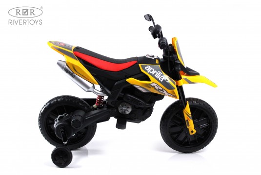 Детский электромотоцикл P444PP (S317) желтый